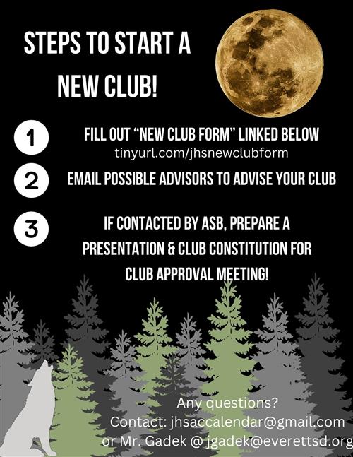 Steps for starting a new club